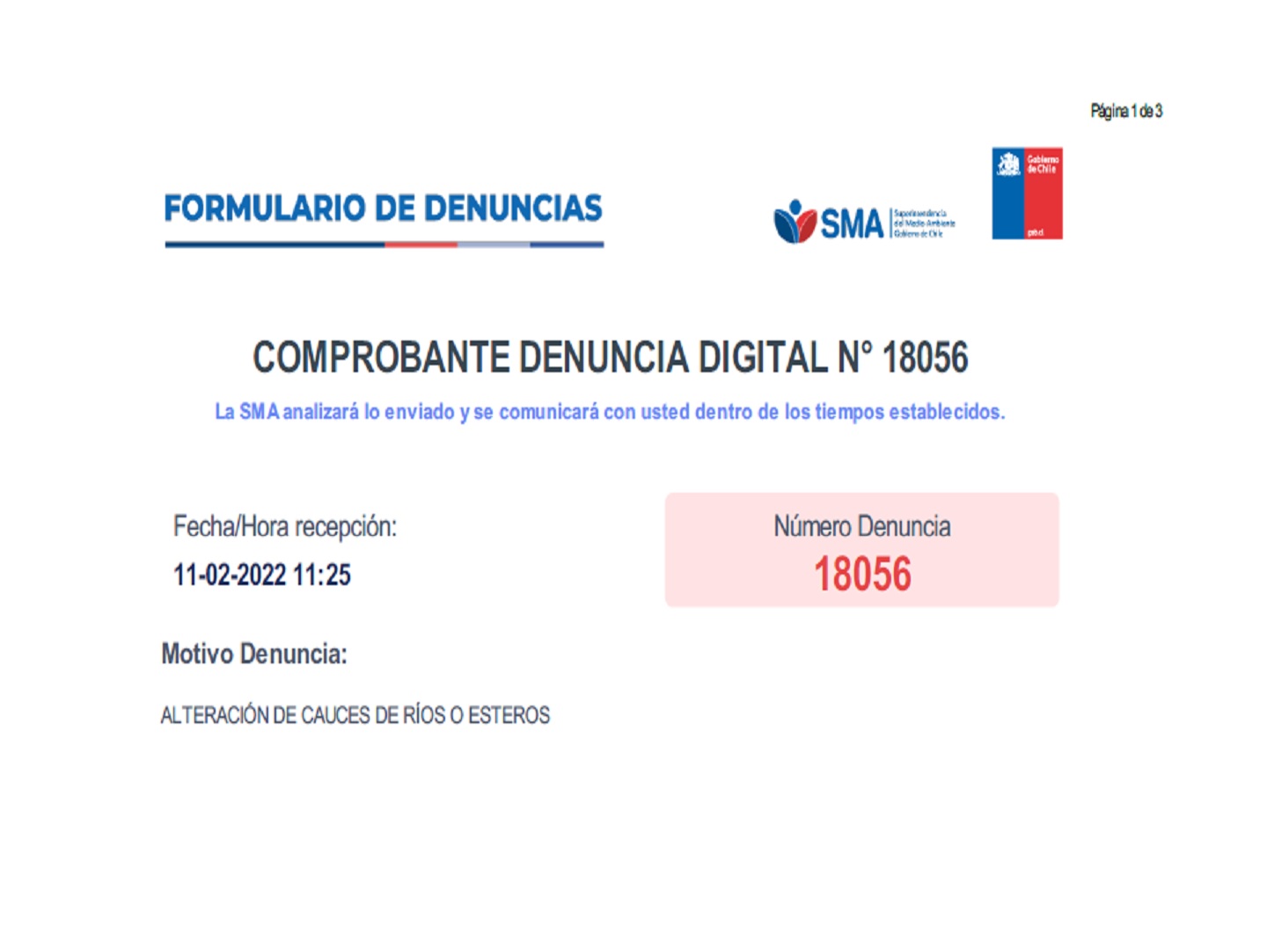 MUNICIPIO PRESENTA DENUNCIA ANTE LA SMA POR EXTRACCIÓN DE ÁRIDOS EN EL RÍO CLARO